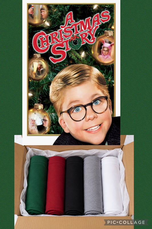 Mystery five T-shirts bundle Christmas movie