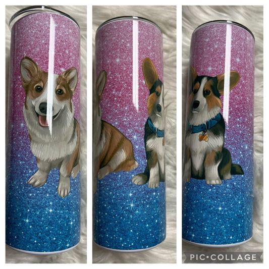 20 ounce Tumblr corgi