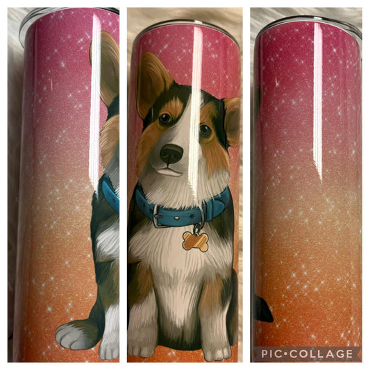20 ounce Tumblr corgi