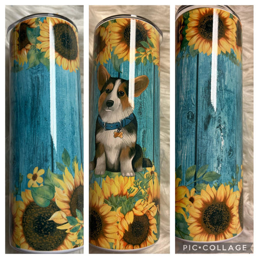 20 ounce Tumblr corgi