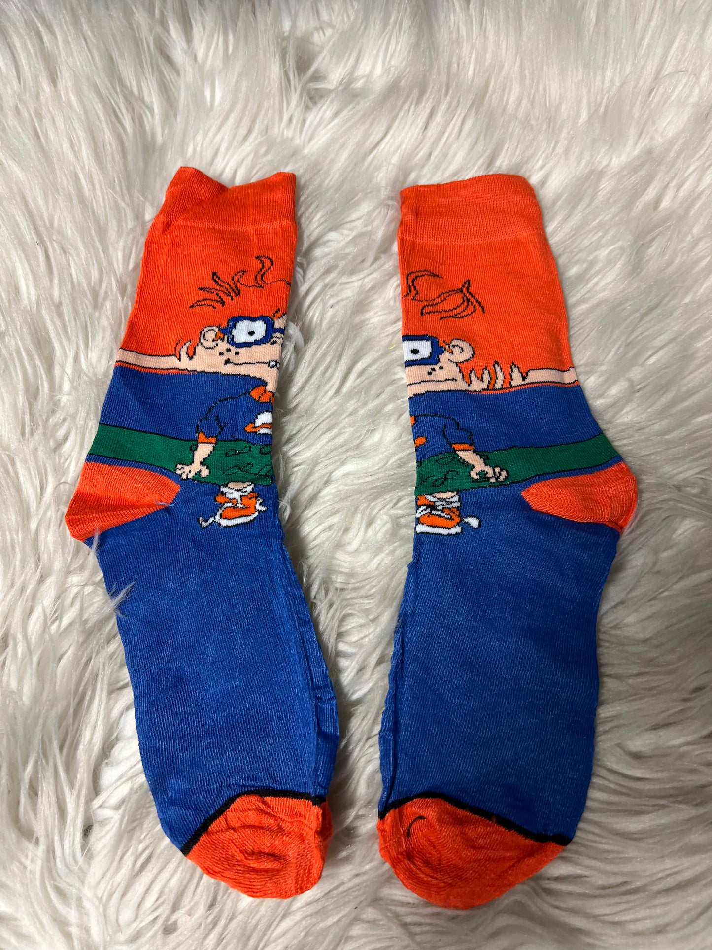 New adult one size graphic socks