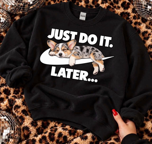 unisex  top  corgi