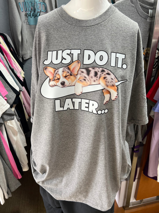 unisex  top  corgi