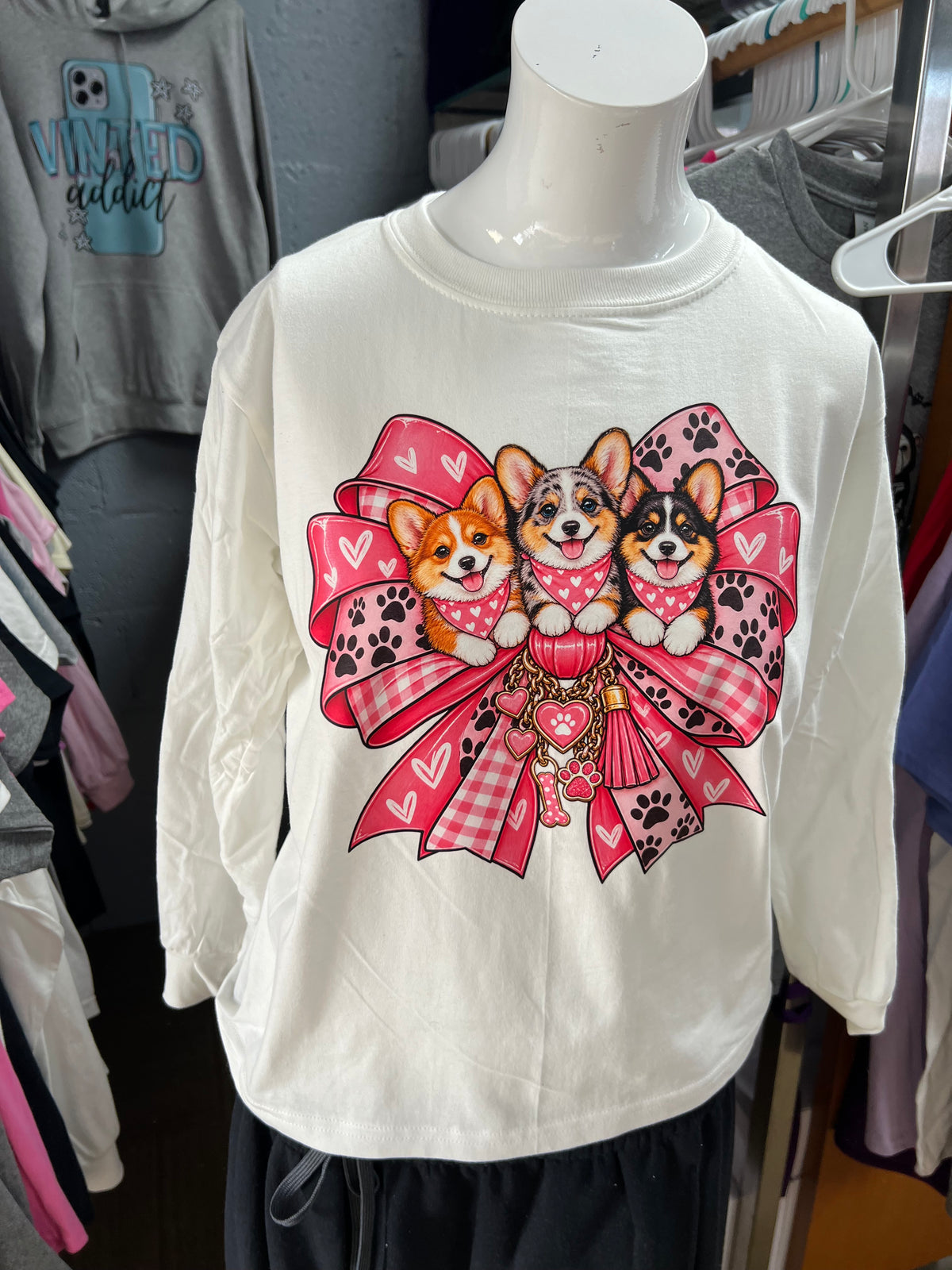 Ready to ship out youth medium long sleeve
