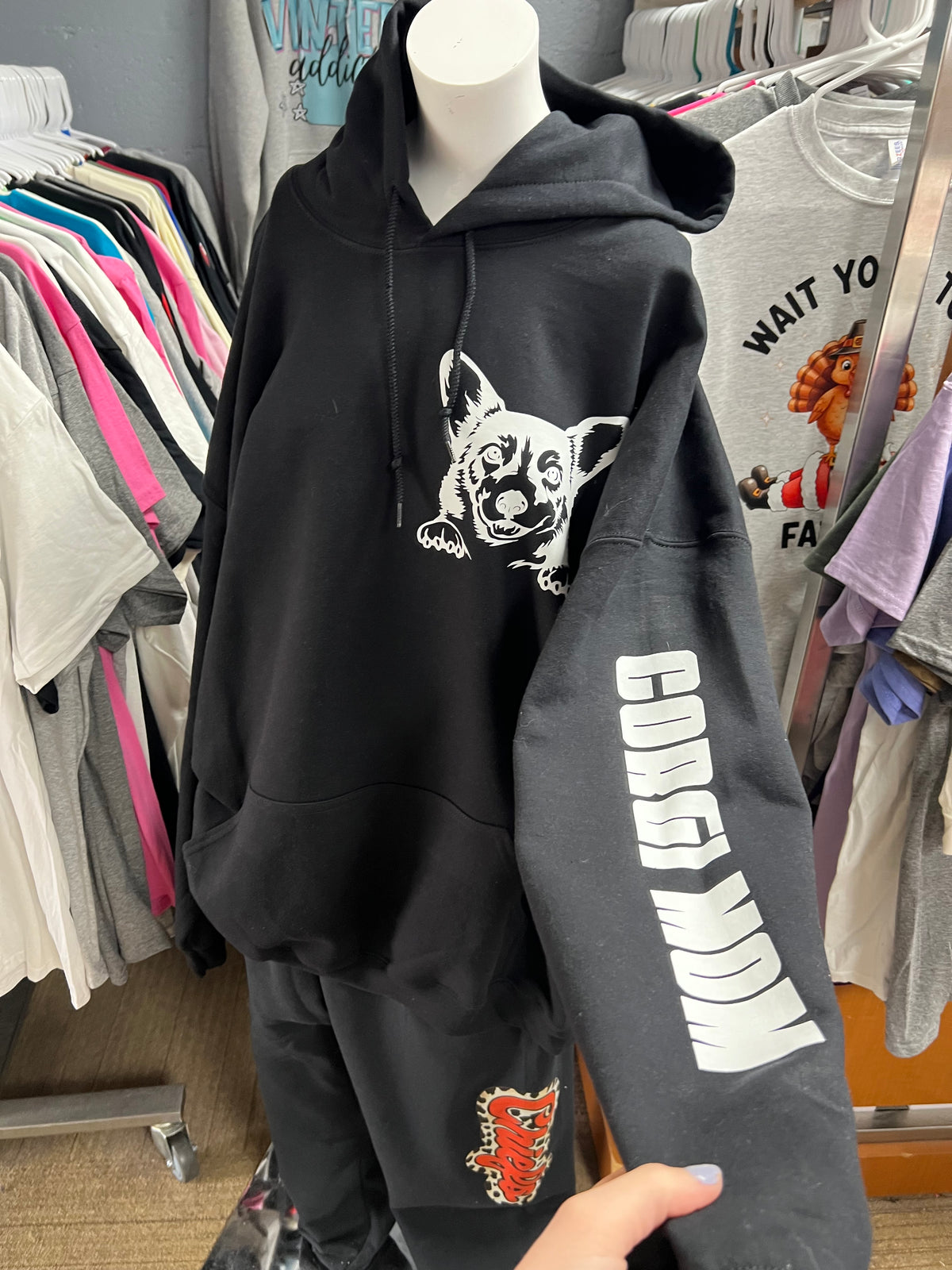 unisex top corgi